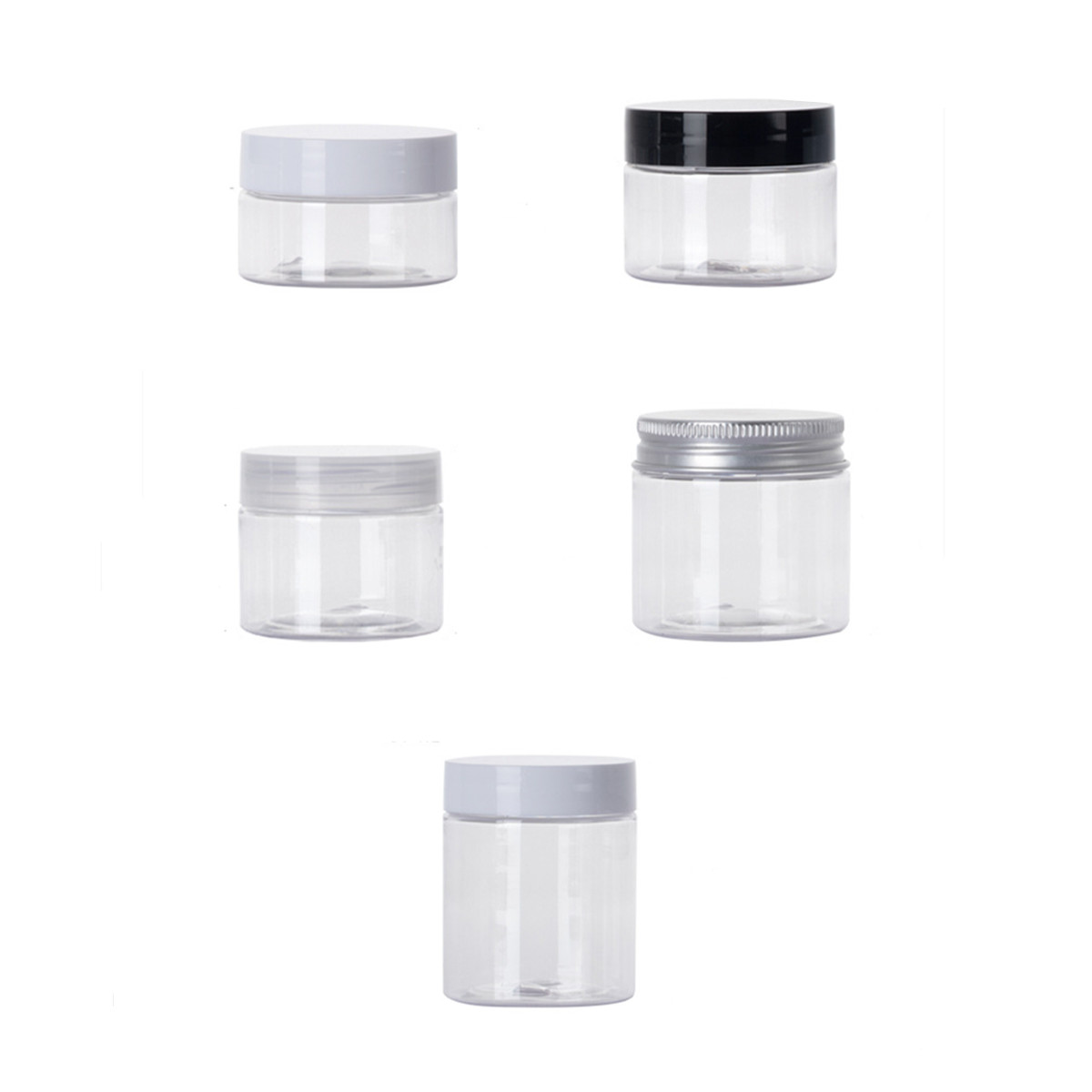 Mason Jar 8Oz - Barattolo Rotondo in PET da 50/100/120g
