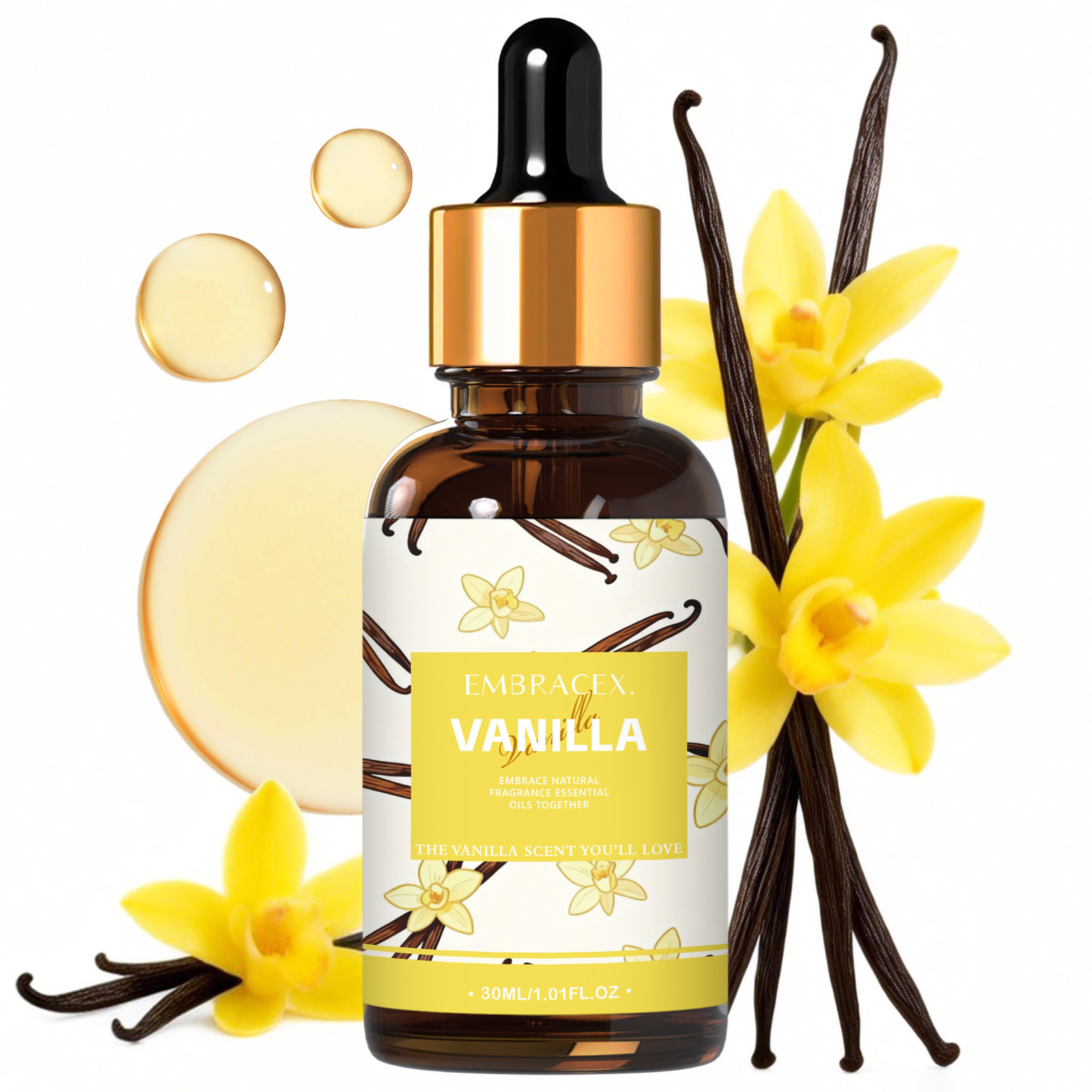 Candle Supplies Free Shipping - Olio essenziale di vaniglia da 30