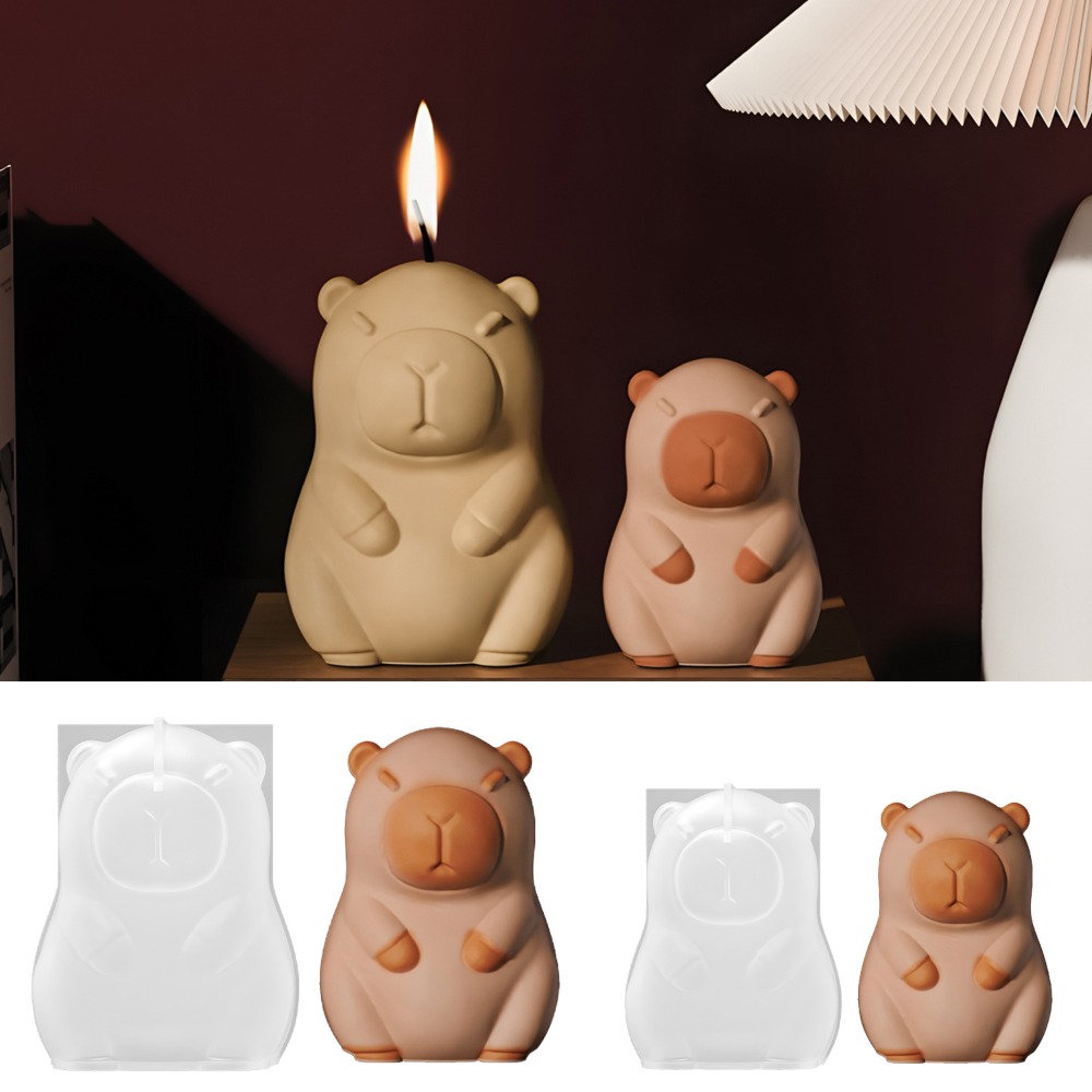 Candle Making Supplies For Beginners - Capibara in piedi candela profumata stampo