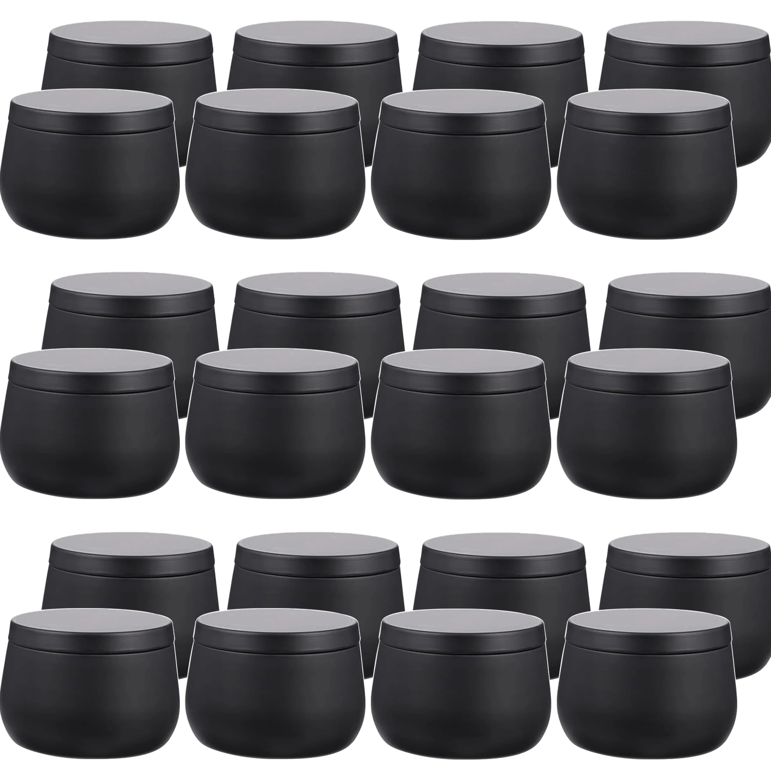 Mason Jar 8Oz - Barattoli per candele vuoti in metallo