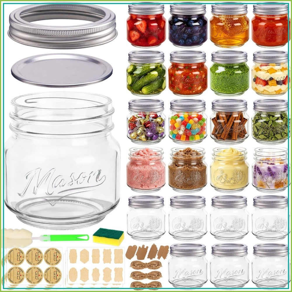 Mason Jar 8Oz - Barattoli Mason da 8 oz con