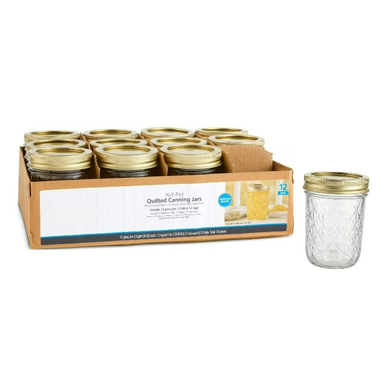 Mason Jar 8Oz - Barattoli Mason da 8 oz, Barattoli