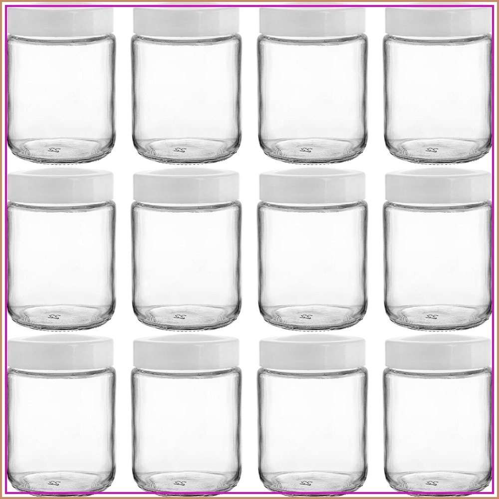 Mason Jar 8Oz - Set di 12 Barattoli in Vetro