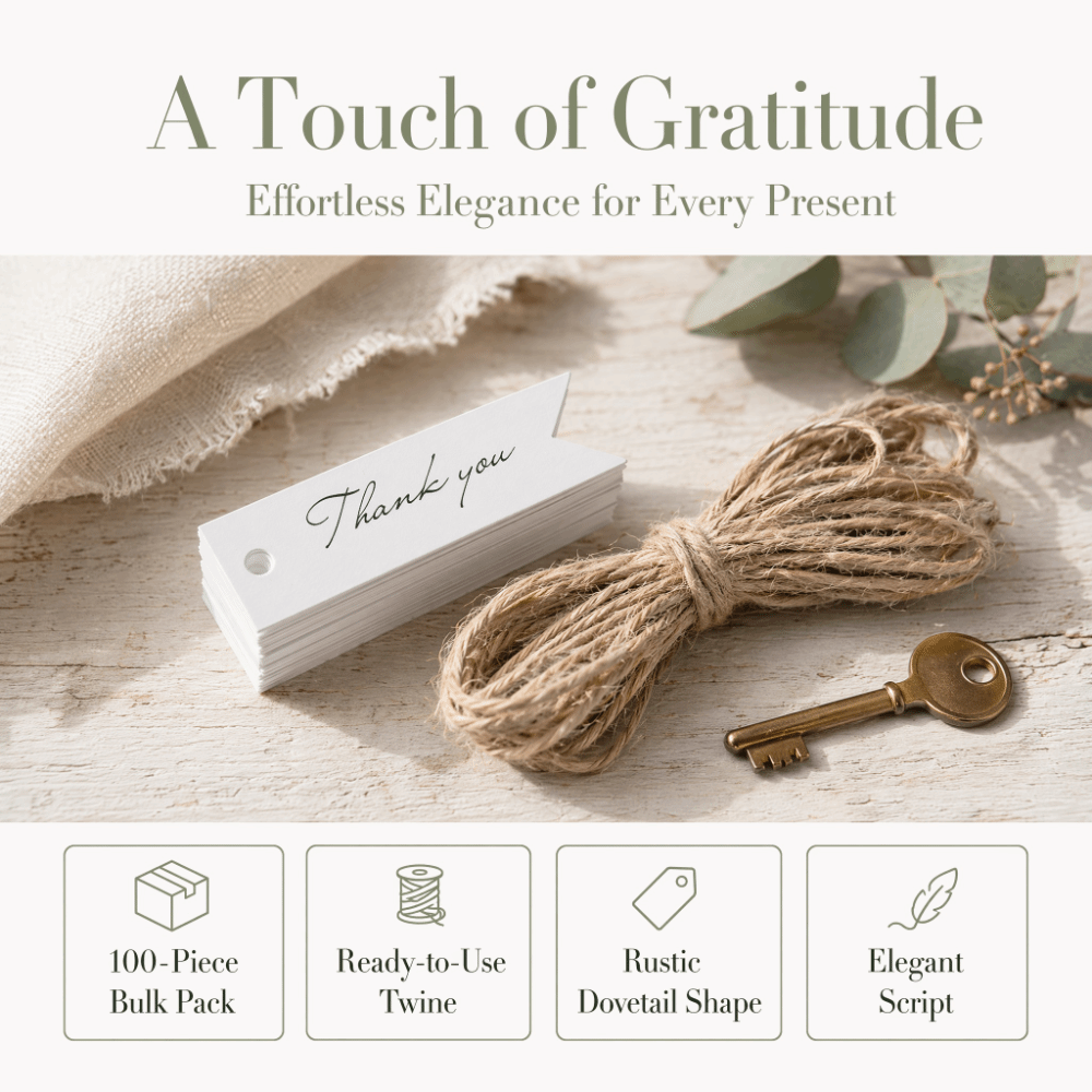 100 Etichette Regalo in Carta  - Kraft Hang Tag recensione e prezzo