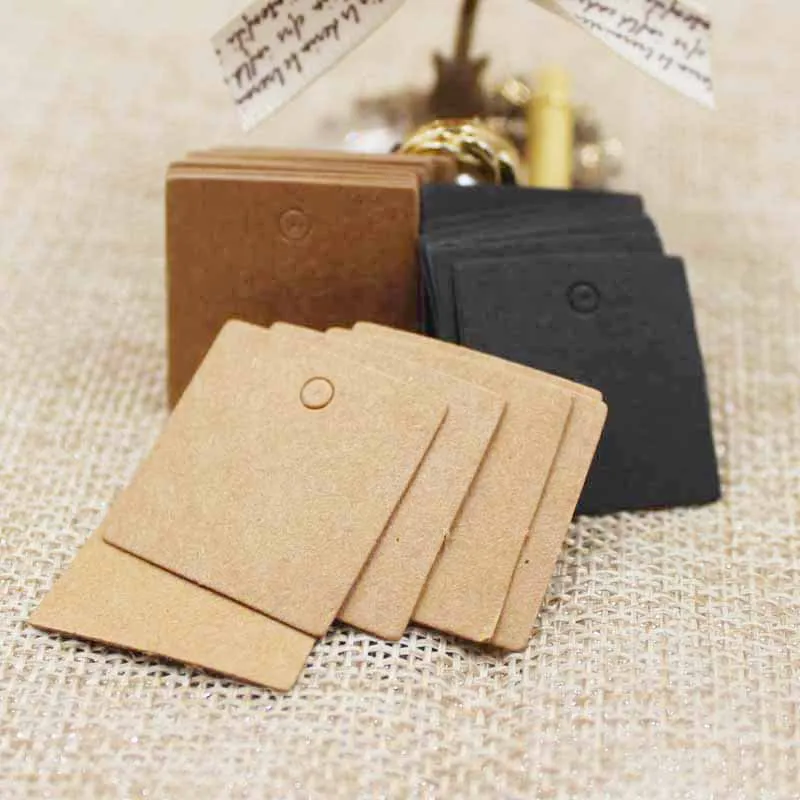 100 Pezzi Etichette Quadrate 2 - Kraft Hang Tag recensione e prezzo