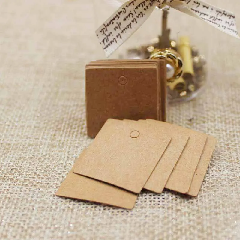 100 Pezzi Etichette Quadrate 2 - Kraft Hang Tag recensione e prezzo