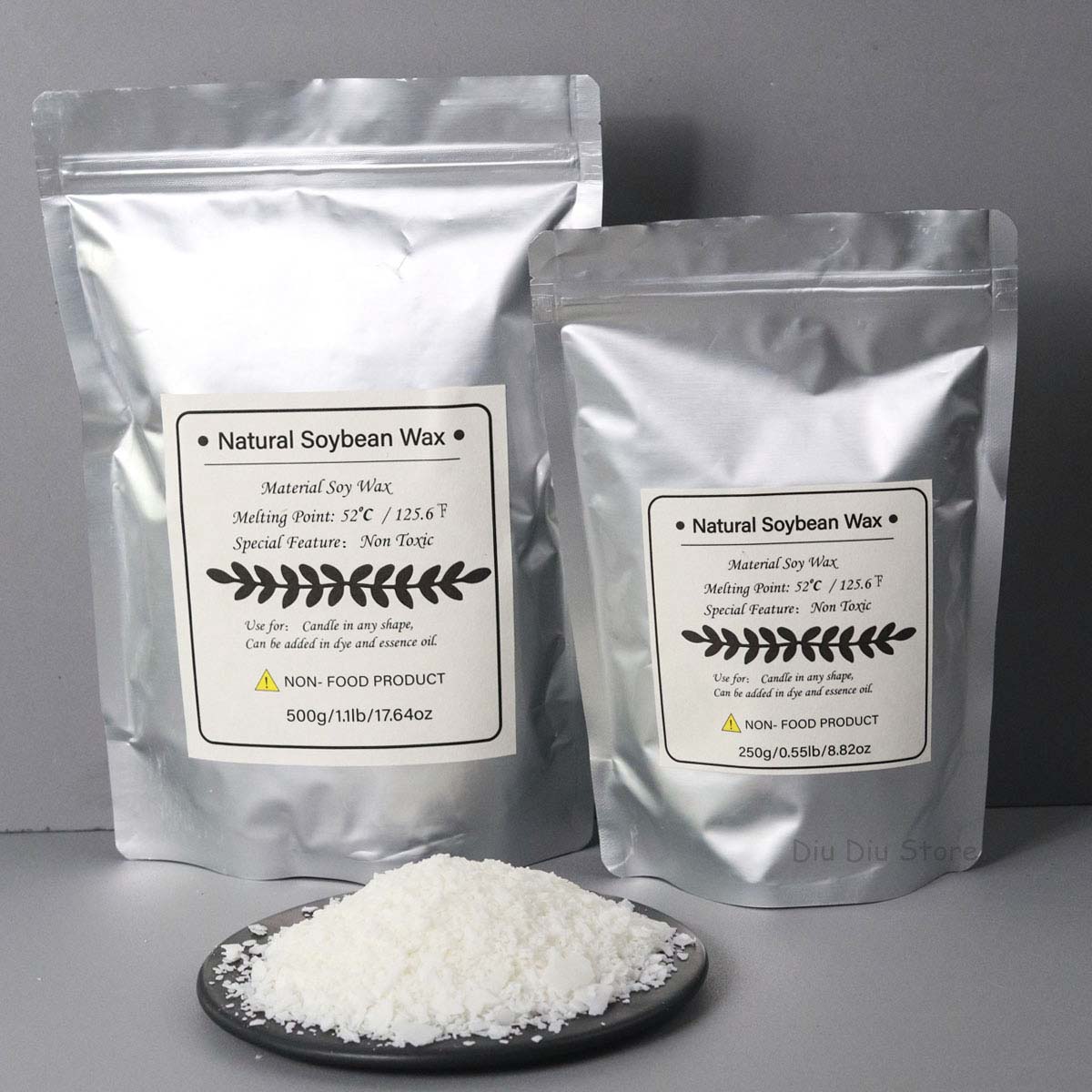 500g/1kg Naturale Cera di Soia - Candle Supplies Bulk recensione e prezzo