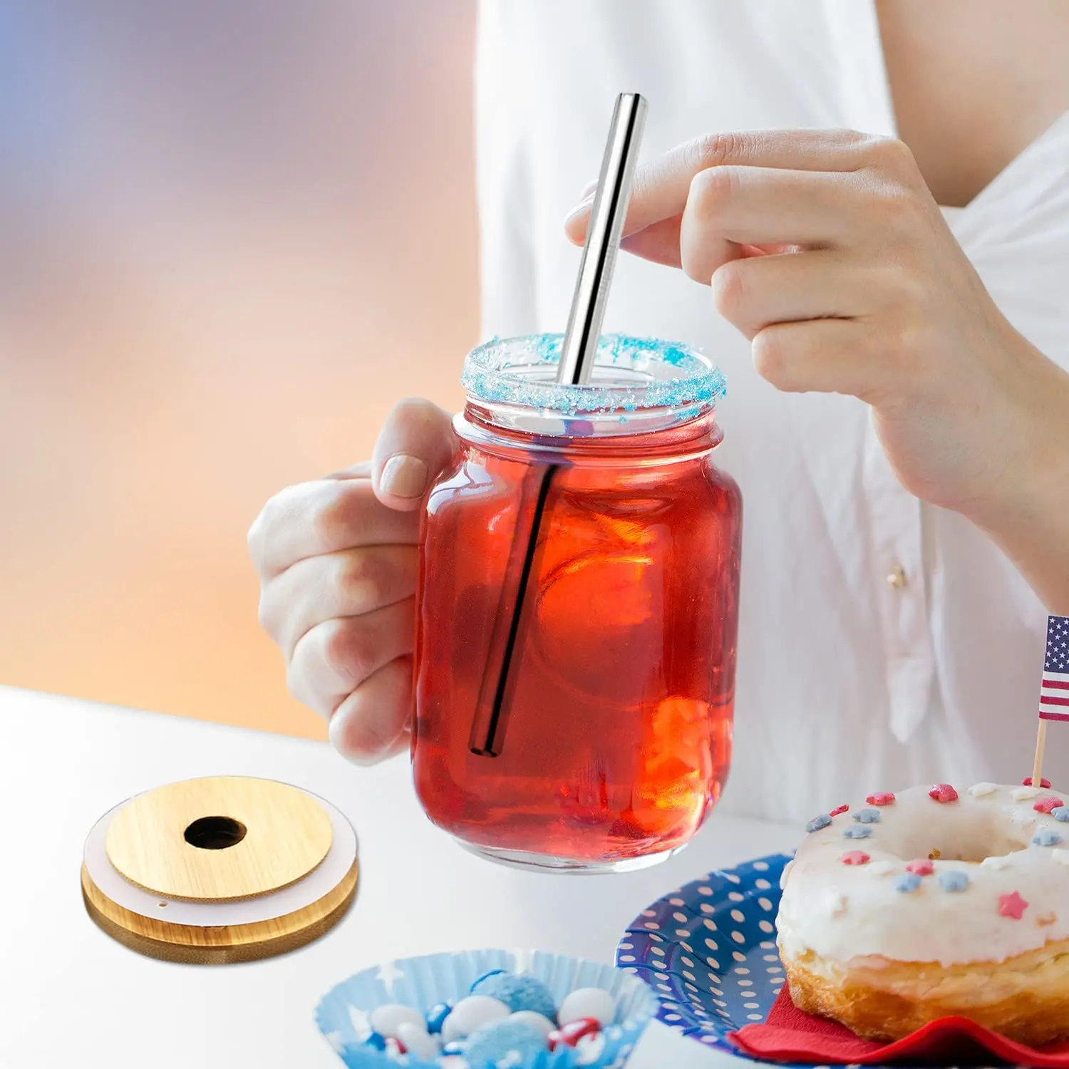 Succo di frutta riutilizzabile - Mason Jar 8Oz recensione e prezzo