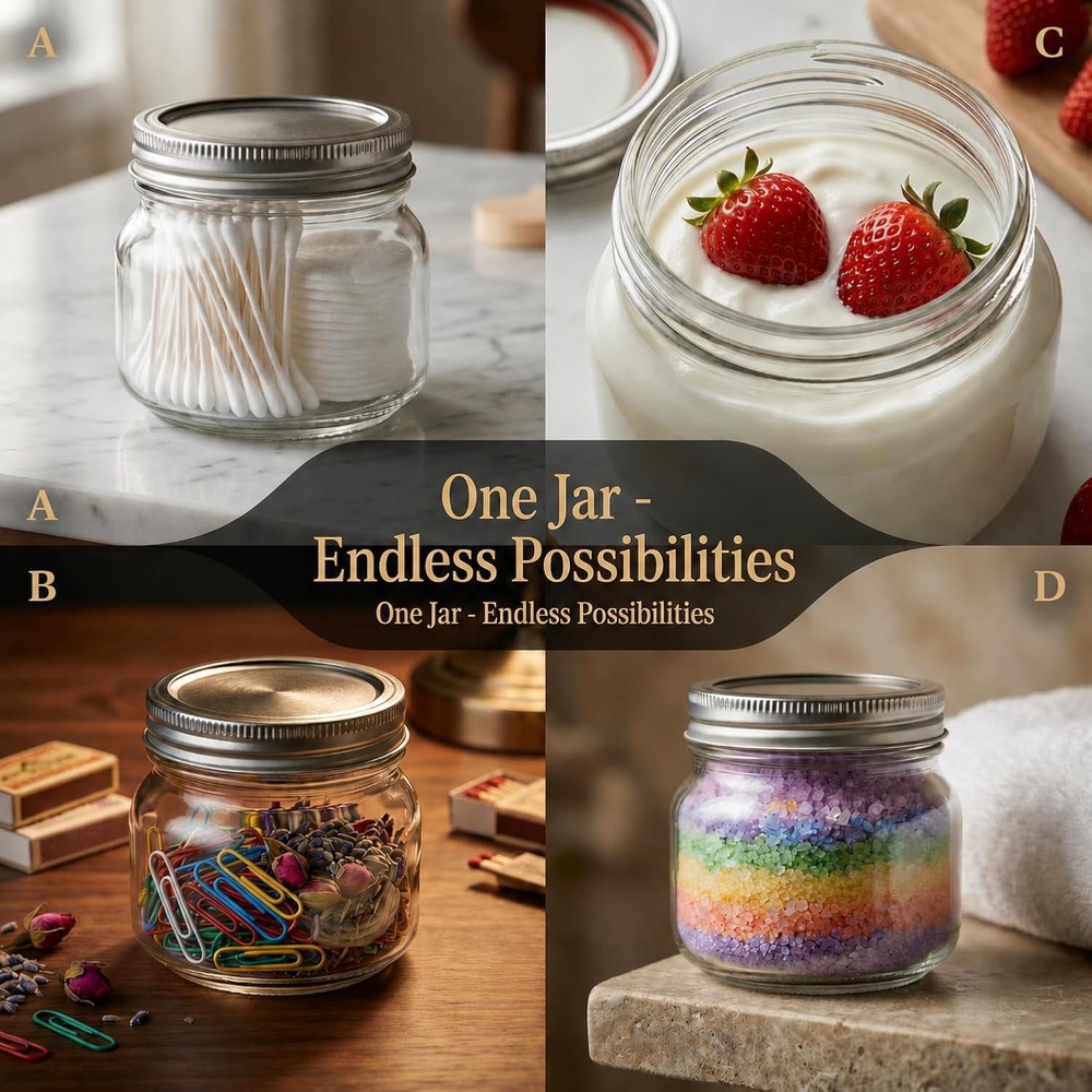 Set di 12 Barattoli Mason da 8 - Mason Jar 8Oz recensione e prezzo