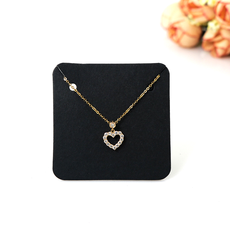 50 pz 5x5cm vuoto Kraft collan - Kraft Hang Tag recensione e prezzo