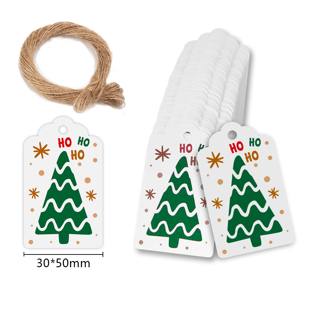 Etichette di buon Natale Etich - Kraft Hang Tag recensione e prezzo