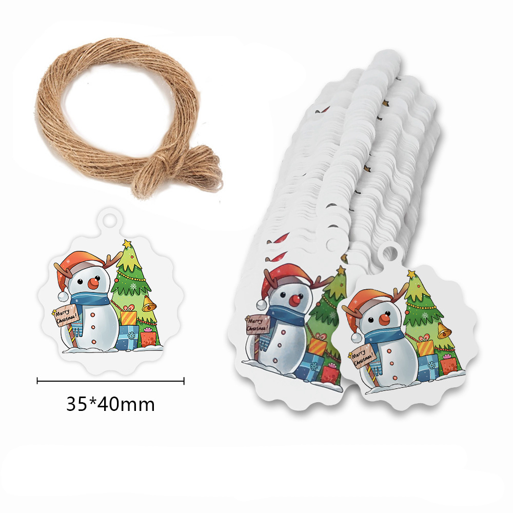 Etichette di buon Natale Etich - Kraft Hang Tag recensione e prezzo