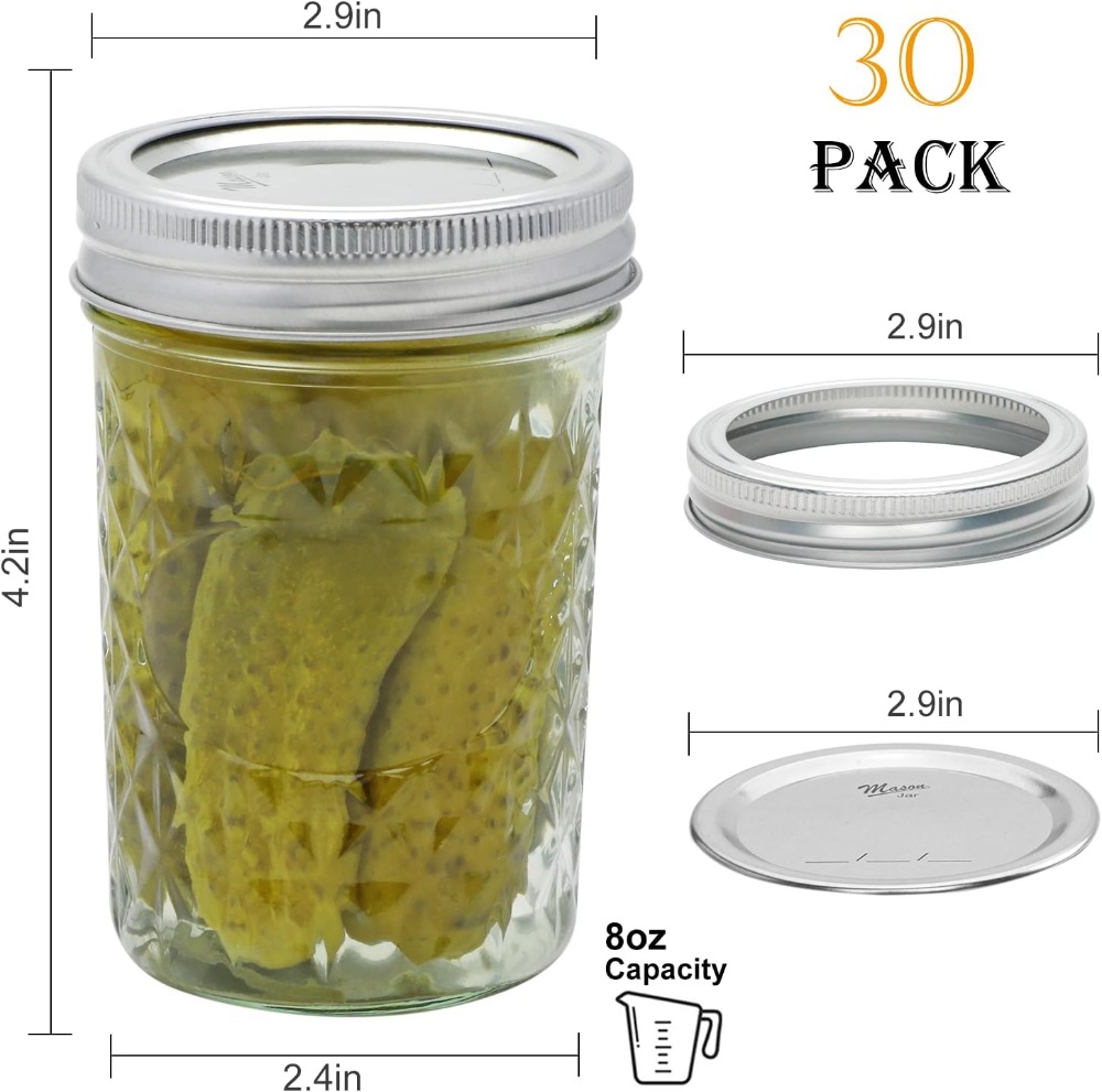 Confezione da 30 Barattoli Mas - Mason Jar 8Oz recensione e prezzo