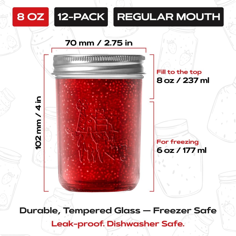 Barattoli Mason Premium da 8oz - Mason Jar 8Oz recensione e prezzo
