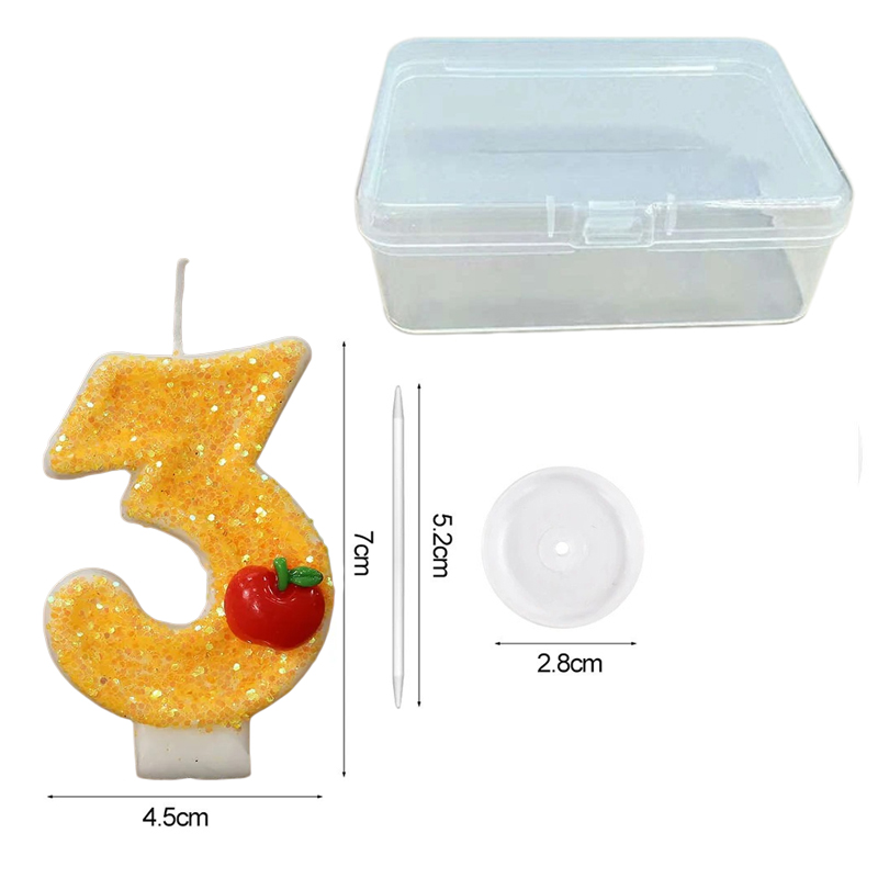 Candela Digitale Gialla a Form - Candle Supplies Free Shipping recensione e prezzo