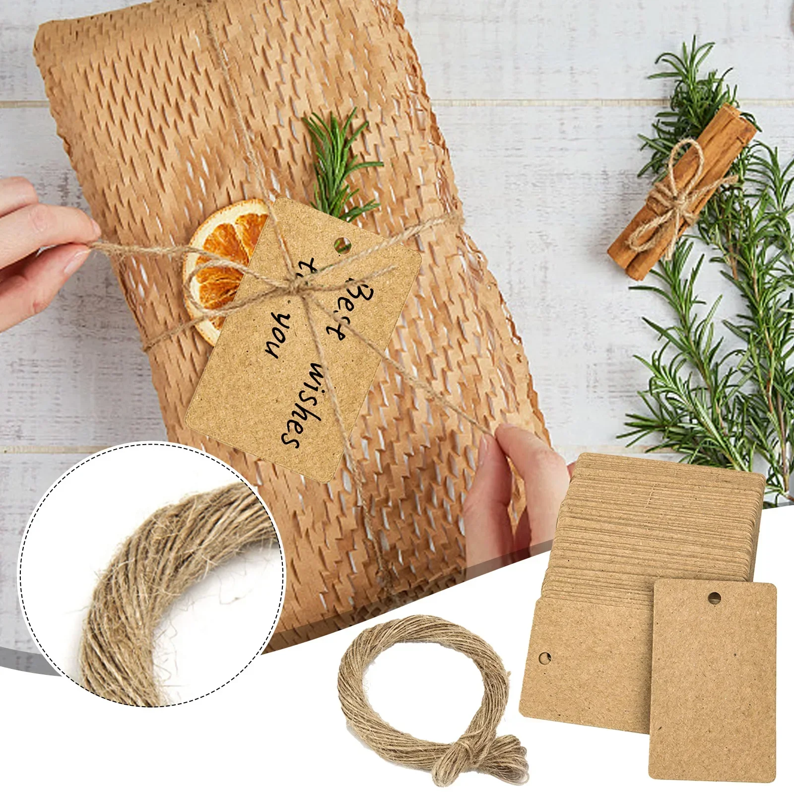 Etichette in carta Kraft 100 p - Kraft Hang Tag recensione e prezzo