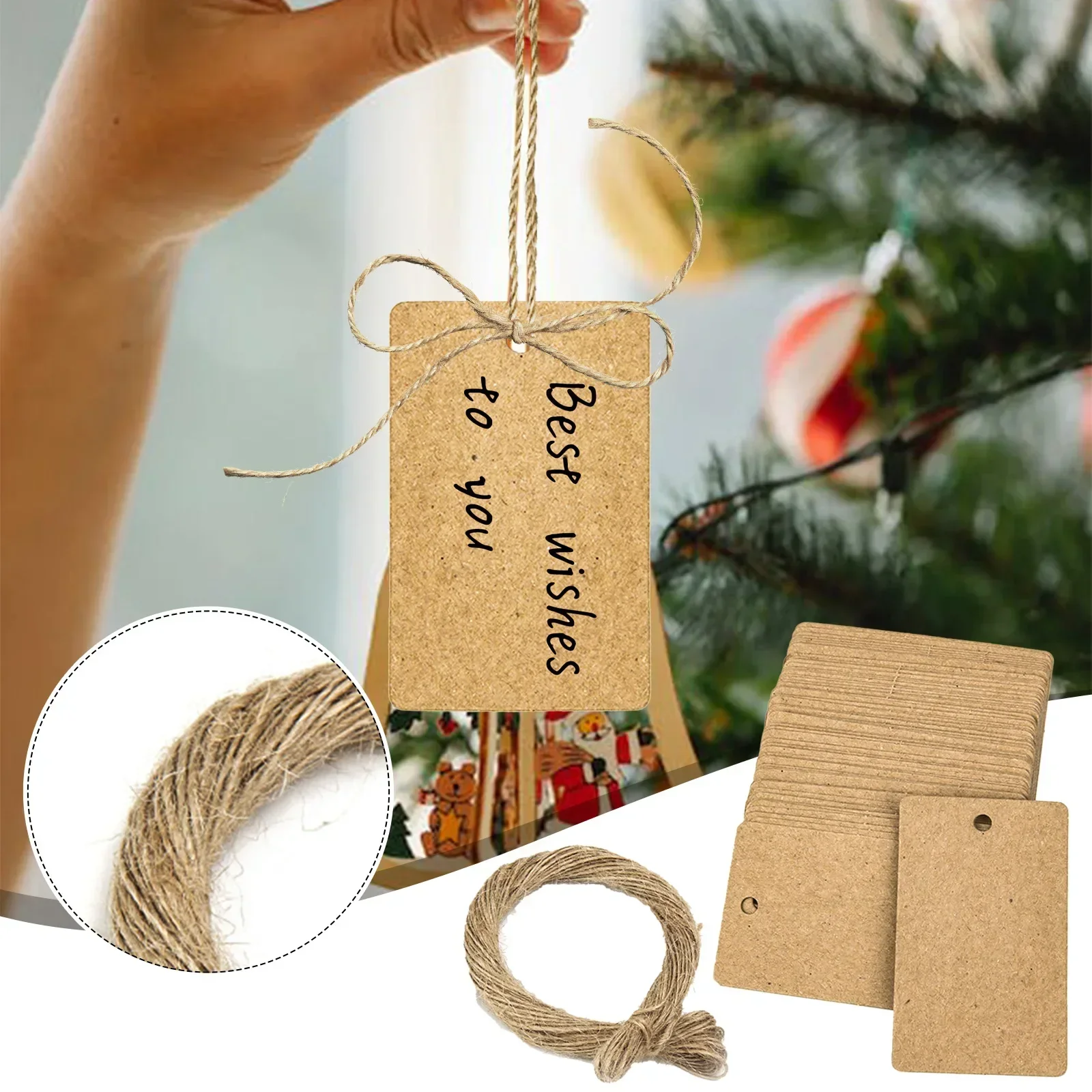 Etichette in carta Kraft 100 p - Kraft Hang Tag recensione e prezzo