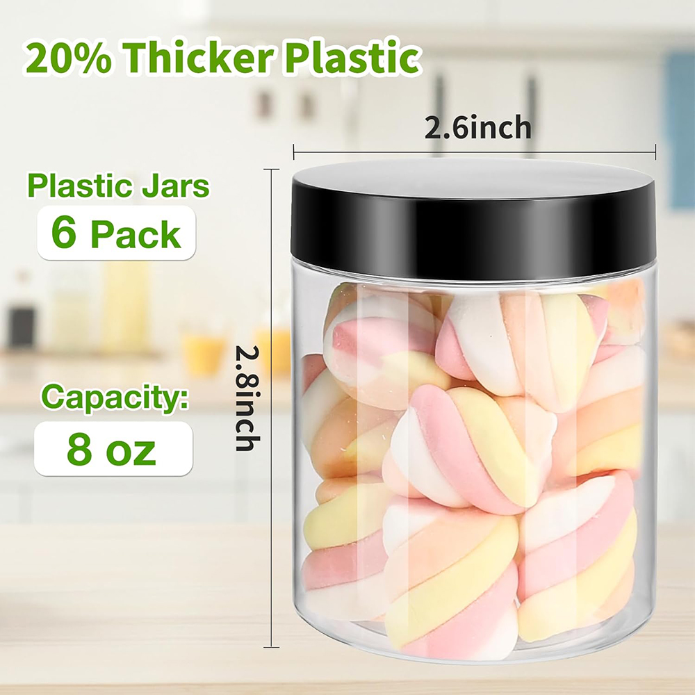 Confezione da 6 vasetti di pla - Mason Jar 8Oz recensione e prezzo